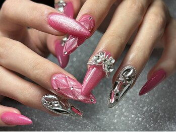 チピネイル 尼崎(chipinail)の写真/【モチの良さが定評◎】爪でお悩みの方にオススメ◎切りすぎたネイルもお任せを♪お好みの長さに調整可能♪