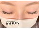 ハッピー(HAPPY)の写真/駅から徒歩5分の好立地で叶うフラットラッシュつけ放題！目元が華やかに♪