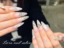 長さだし、蝶々、秋ネイル