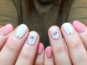 ネイルズ ララ(nails Lala)/フラワーネイル。