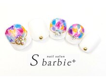 ネイルサロンエスバービー(nail salon S barbie)/カラフルフットネイル