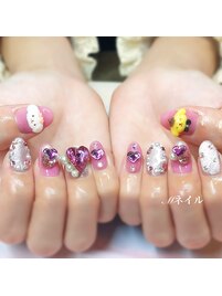 _キャラクターネイル_