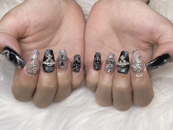 モカ 心斎橋(moca by Lee)/【Nanako】ゴテゴテネイル