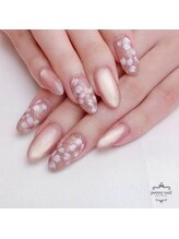 ピオニーネイル(peony nail)/桜　マグネット