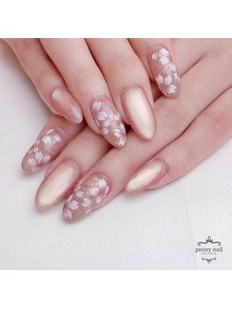 ピオニーネイル(peony nail)/桜　マグネット
