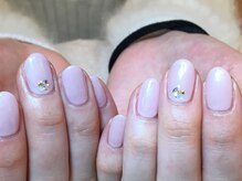 ネイルズ ララ(nails Lala)/シンプルワンカラーネイル。