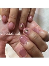 クリスタルネイル ボンベルタ橘店(CRYSTAL NAIL)/シンプルネイル