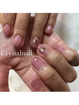 クリスタルネイル ボンベルタ橘店(CRYSTAL NAIL)/シンプルネイル