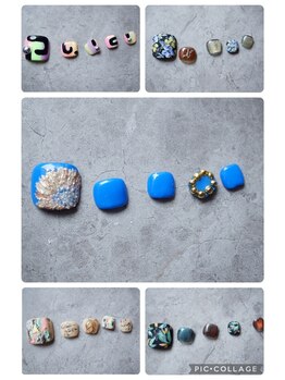 ネイル フライガール(nail FLY GIRL)/フットサンプルデザイン