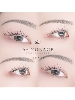 アンドグレース ブロウ 岐阜 大垣店/まつげパーマ×眉wax
