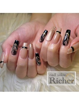 エスフィーネイルサロン リシェル(Esfy nailsalon Richer)/もやもやニュアンスネイル