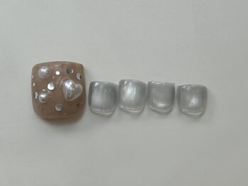 ネイルメゾン 天神店(NAIL MAISON)/マグハートシルバーパーツ¥7500