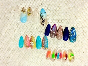 ドリームネイル(Dream Nail)の写真/デザイン力の高さが人気の秘訣♪フィルインで爪を痛めずやりたいデザインを一緒に考え提供★持ち込みOK◎