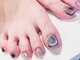 サムズネイル(SAM'S NAIL)の写真/素足の季節は足元まで夏仕様に♪ペディキュアで抜かりないおしゃれを☆素足に自信がない方にも◎