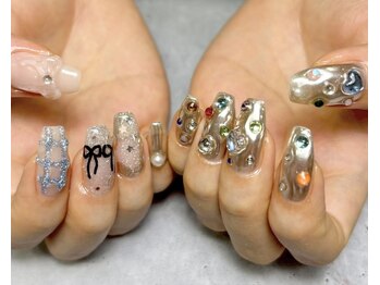 ニアウネイル(niau nail.)/stone nuance nail