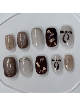 〈定額〉brown &nbsp;× &nbsp;ribbon