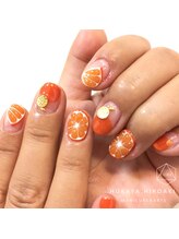 ネイルスタジオ レイナローズ(NAIL STUDIO Reina Rose)/ジューシーなオレンジ