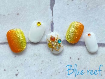 ネイルアンドまつげエクステ ブルーリーフ 四谷三丁目店(Blue Reef)/エスニックネイル