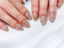 ライトウェーブ 長野駅前店/キラキラゴージャスネイル♪