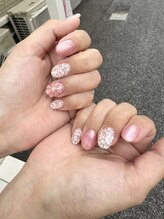 はあとねいる 宇都宮御幸ヶ原店/フラワーネイル