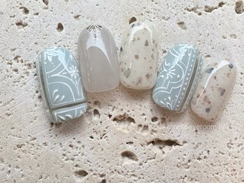 タイル/手描き/テラゾー