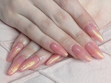 リ イノ ネイル ダツモウ(Re:ino)/サーモンピンクフラッシュ♪