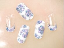 ベリー(berry)/定額C¥7500 紫陽花ネイル