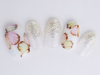 ネイルサロン ドレリッチ 大宮店(drerich)/ピーコックフラワー