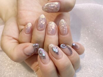 アンネ 渋谷店(ANNE)/【パラジェル】ぷっくりネイル☆