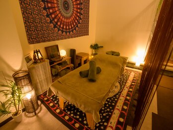 ぷにぷに&つるつる 生田店/アジアリゾートな店内