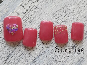 シンプリー 吉祥寺店(Simpliee by Procare nail)/【フット】定額ネイル¥7900