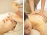 《再来》【疲労回復/小顔】深層リンパ+小顔リフトフェイシャル+ヘッド150分
