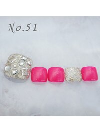 フットネイル：No.51