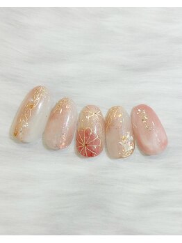 お正月和柄定額ネイル