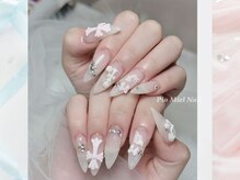 ピオミエルネイル 新宿(pio miel nail)/ホワイトクロスネイル