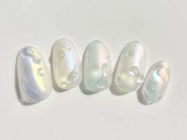 オーロラ　水滴　しずく　マット
