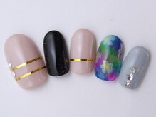 ネイルサロン ドレリッチ 大宮店(drerich)/グレーフラワー