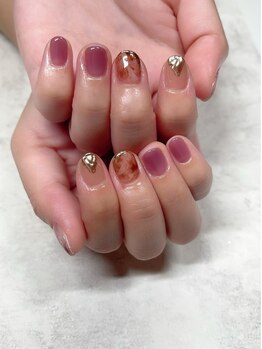 ウィズ ユー(with U produce by Megumi Ohara)/ニュアンスミラーネイル