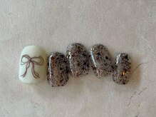 アイネイルズ 梅田店(I nails)/落書きアートリボン