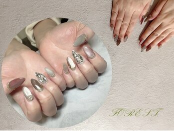 フォレスト(FOREST Hair&Nail)/マグネットでニュアンスネイル