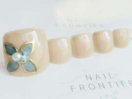 Cワンポイント花フット8980円～
