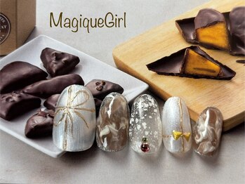 【バレンタインネイル】