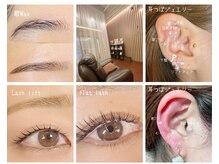 ビューティーサロン リコ(BeautySalon Rico)の雰囲気（今話題の耳ツボジュエリー！大人気♪眉Wax＋まつげパーマ！）