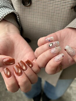 デコル(DecoL.)の写真/シンプルだけど目を惹く可愛さ♪【ワンカラー¥4900/フレンチ¥5000】指先に理想を思いきり詰め込む☆