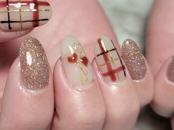 ハートバルーンネイル