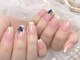 グロース(Gloss)の写真/ショートネイルでも楽しめる、上品なデザイン