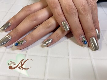 ナップ ラバーズ(Nap Lovers)/ミラー×ローズネイル
