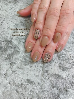 プライベート ネイルサロン マーマ(murmur)/チェックネイル