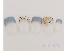 アウラネイルズ(aura nails)/☆ベーシックデザイン￥7800