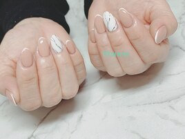 スキニーフレンチ×大理石
